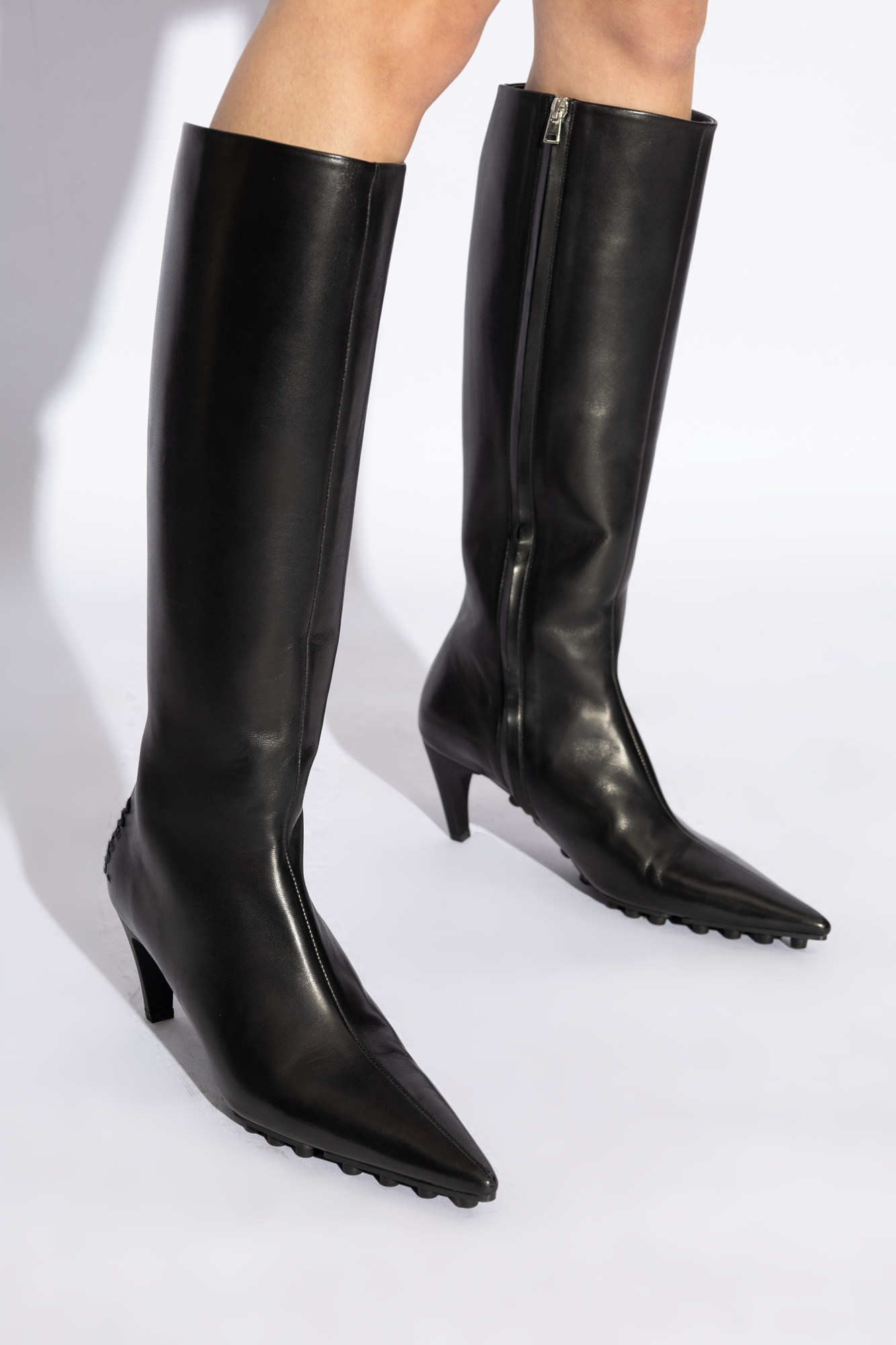 Marni Leather heeled boots | Women's Shoes | Vitkac